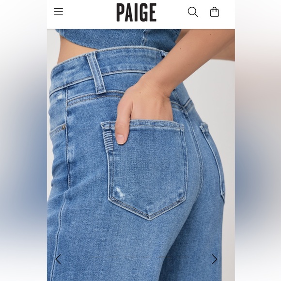 PAIGE PAIGE Women's Anessa High-Waist Wide-Leg Jeans - Picture 3 of 14